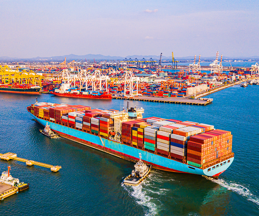 cargo container ship vessel carrier logistics transportation news